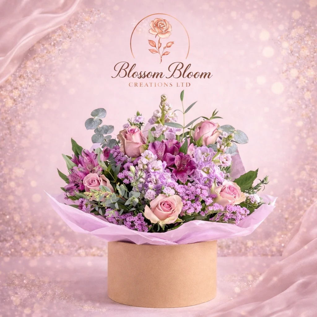 🌸 Pink Harmony Luxury Flower Box - Image 2