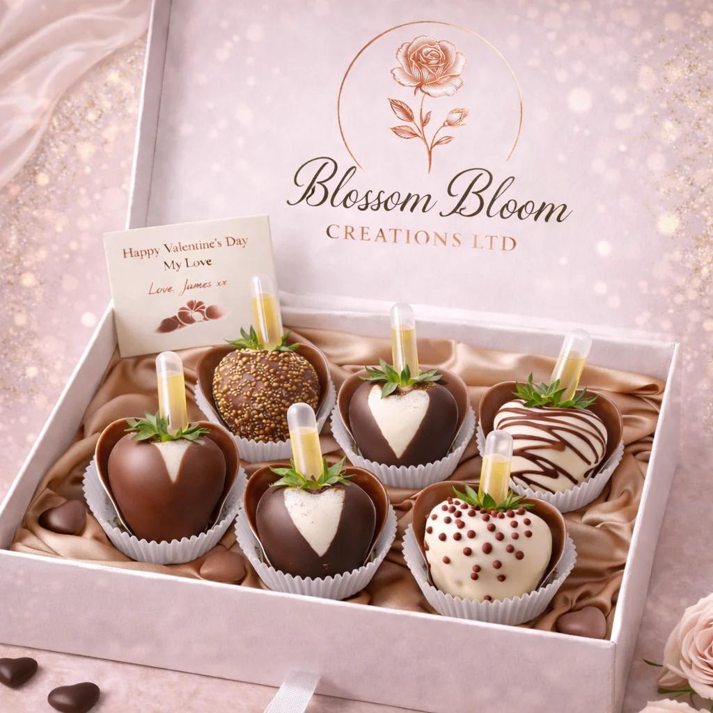 Luxury Chocolate Covered Strawberries London – Gourmet Gift Box - Image 3