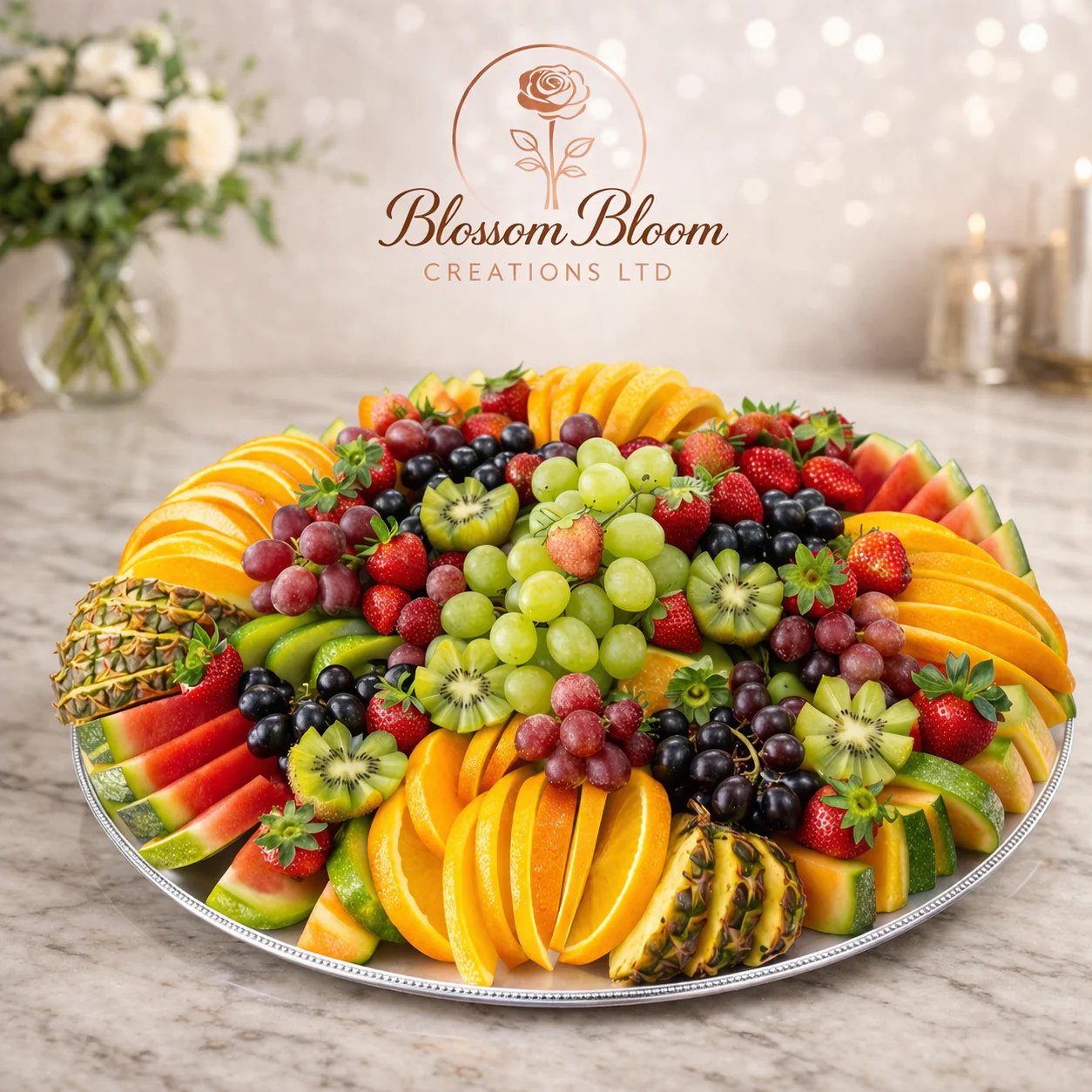 Luxury Fresh Fruit Platter – Premium Handcrafted Sharing Tray - Image 2