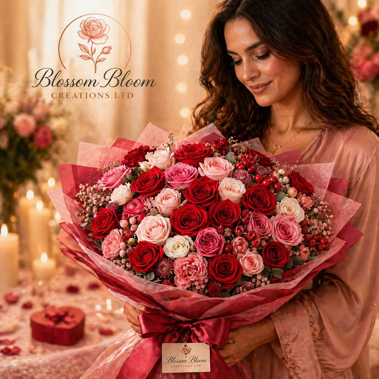 Luxury Valentine’s Rose Bouquet - Image 3