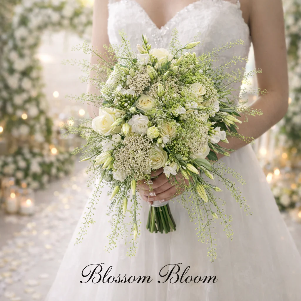 Luxury Wild Garden Bridal Bouquet - Image 2